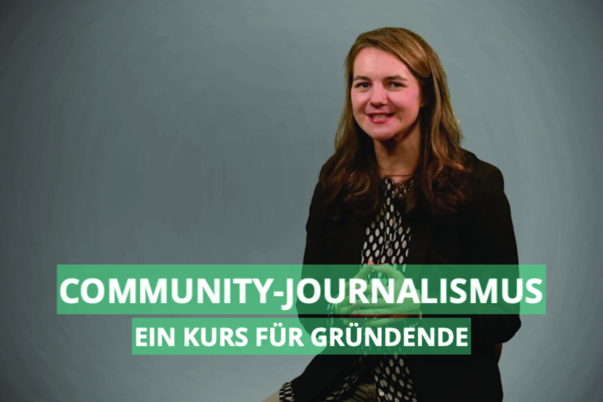 Online Course for Community Journalism